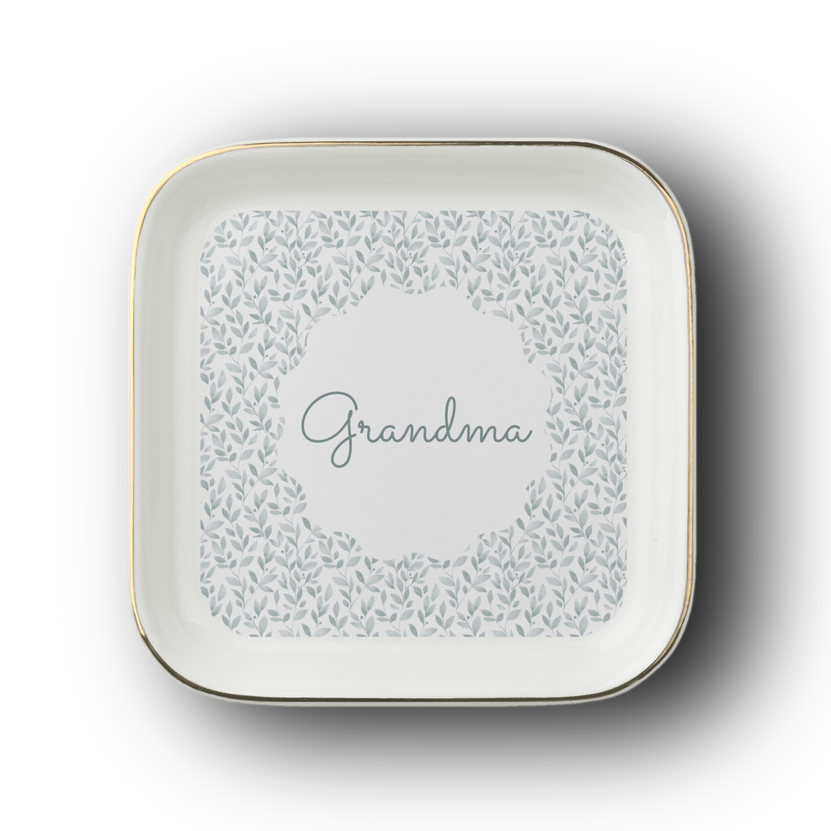 Personalised Grandma Jewelry Dish, Custom Name Ceramic Trinket Dish, Grandma Gift, Jewellery Holder, Birthday or Christmas Gift