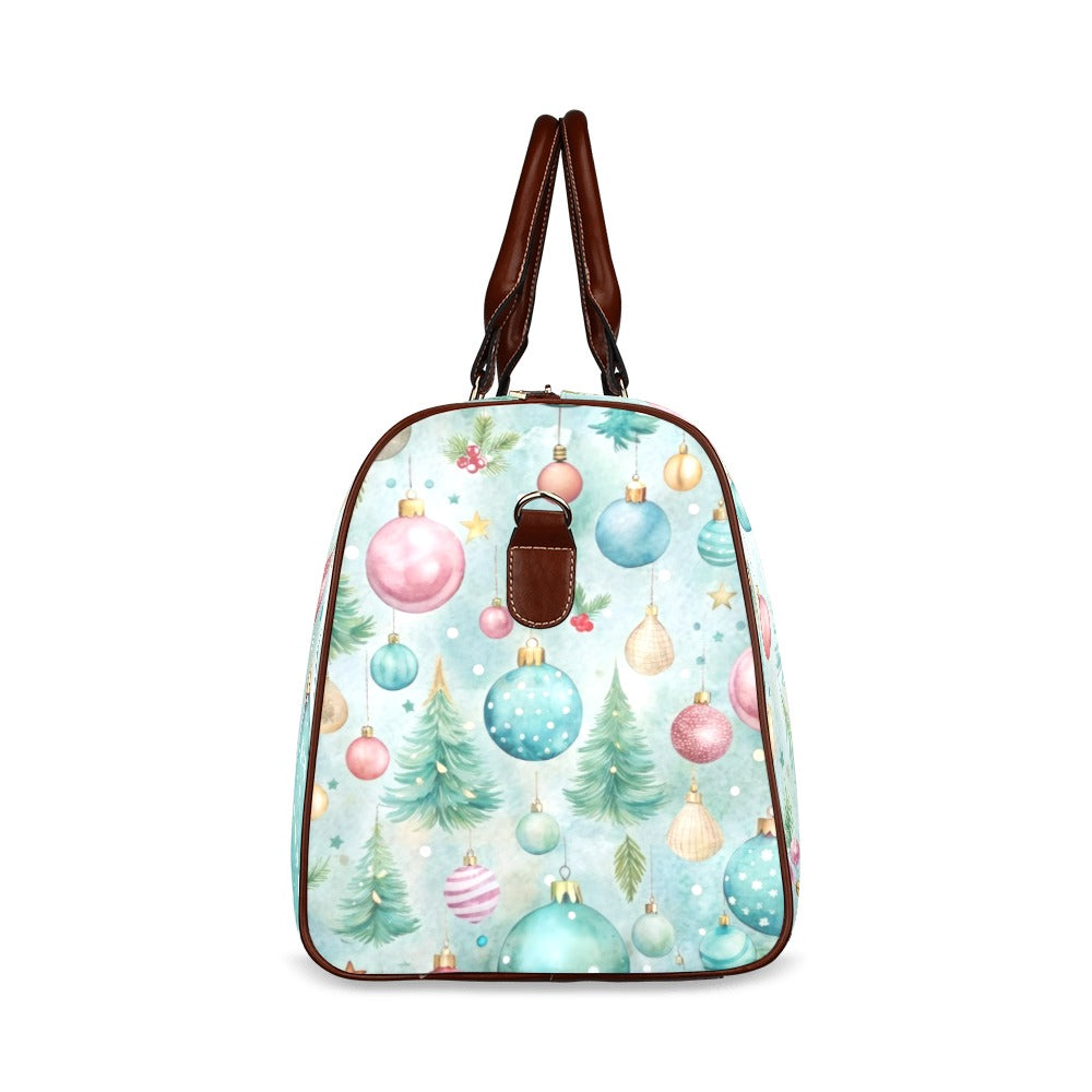 Christmas Baubles Waterproof Travel Bag/Small (Model 1639)