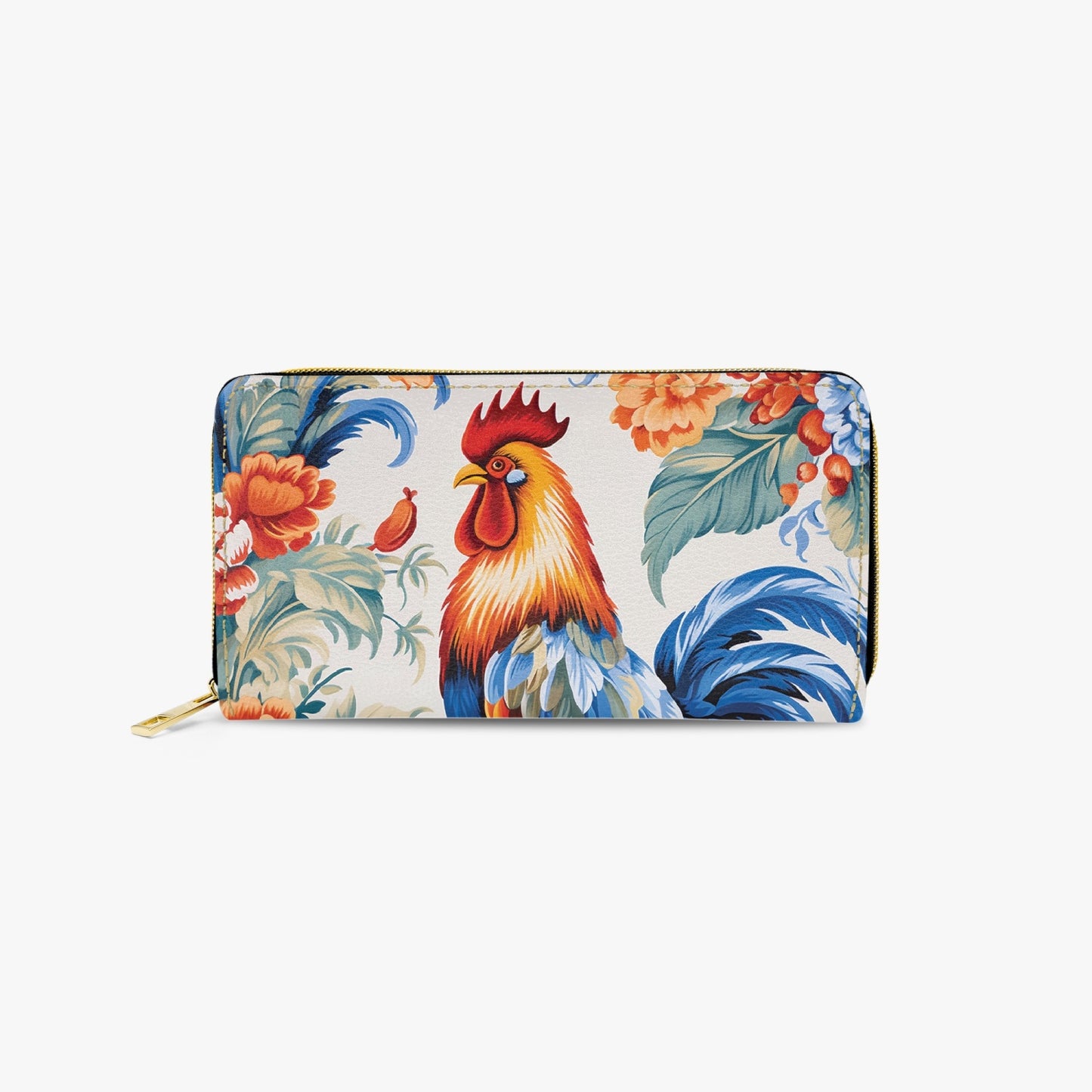 Long Type Zipper Purse - Chicken/Rooster