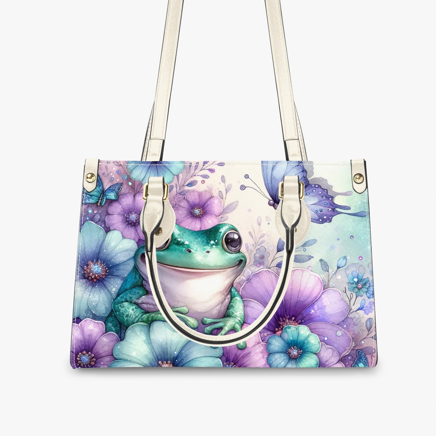 Women's Tote Bag - Long Strap - Frog