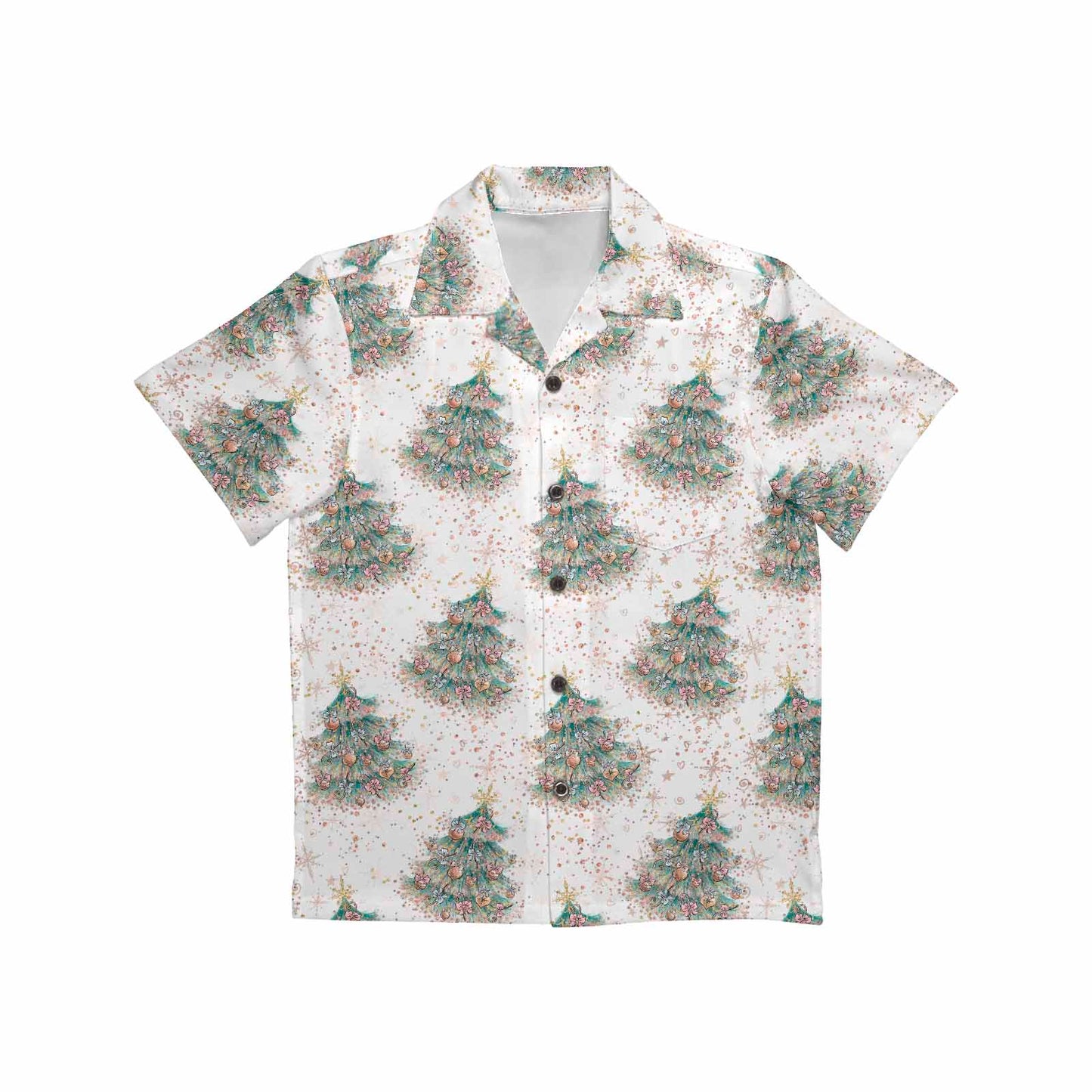 White Christmas 50  Little Boys Hawaiian Shirt