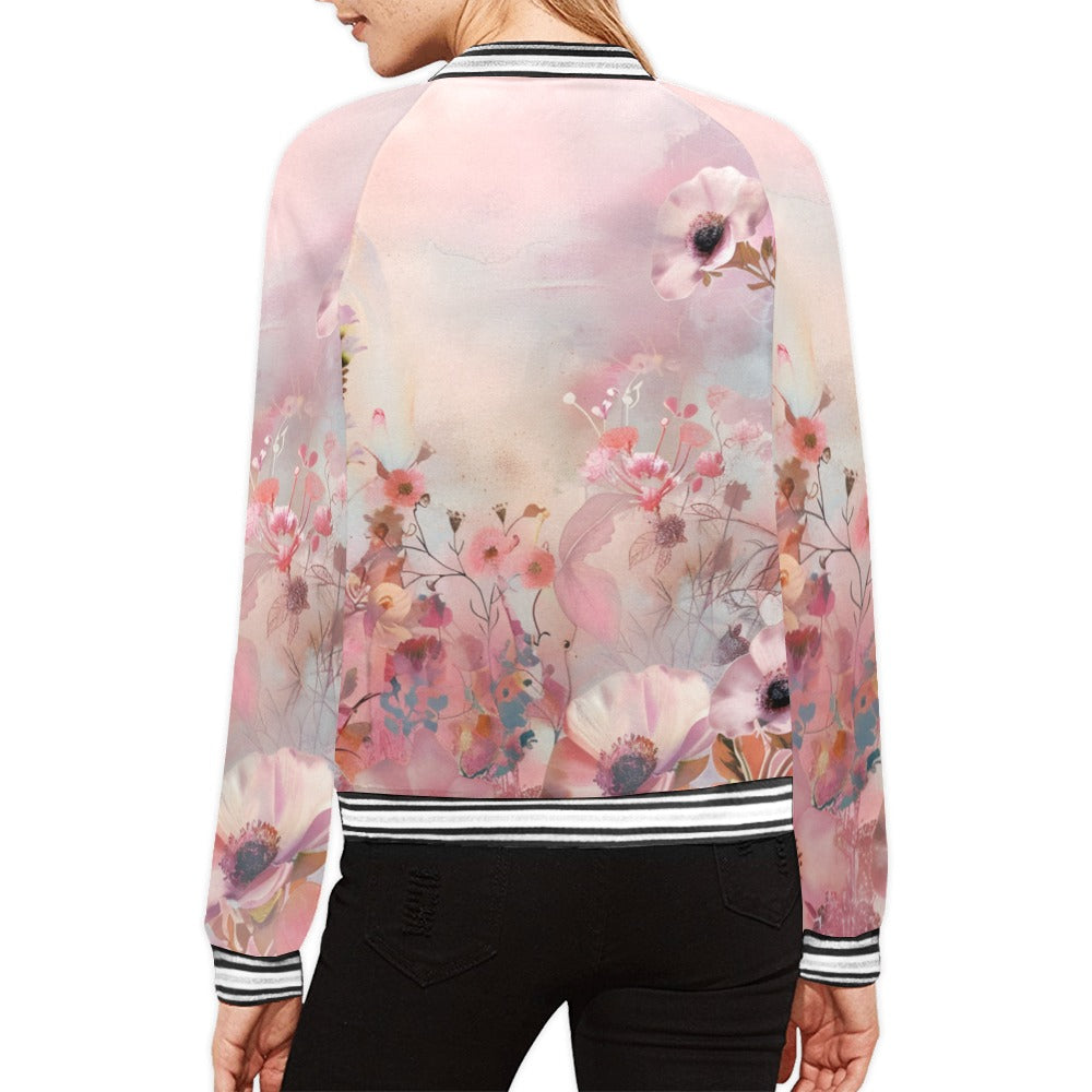 Wildflowers Bomber Jacket for Women