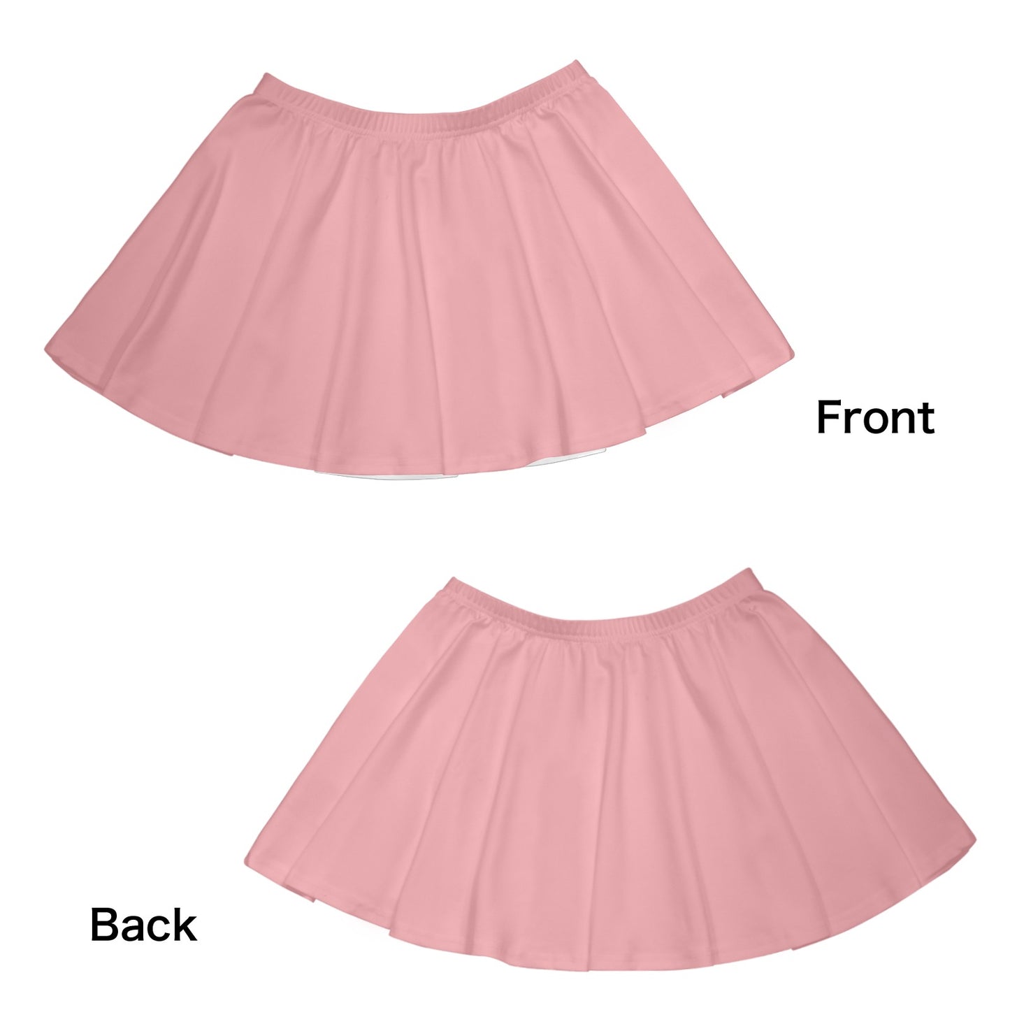 Sea Pink Skater Skirt All Over Print Skater Skirt (Model D69)