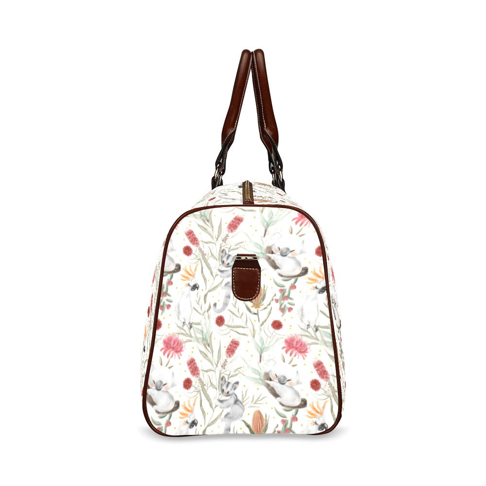 Australian Animals, Koala Cockatoo and Sugar Glider Waterproof Travel Bag/Small (Model 1639)