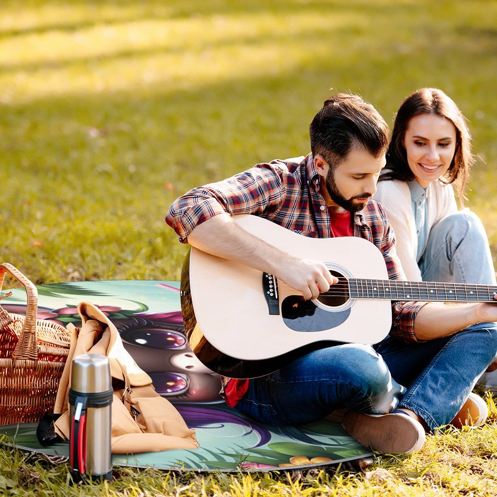 Round Picnic Mat Round outdoor picnic mat