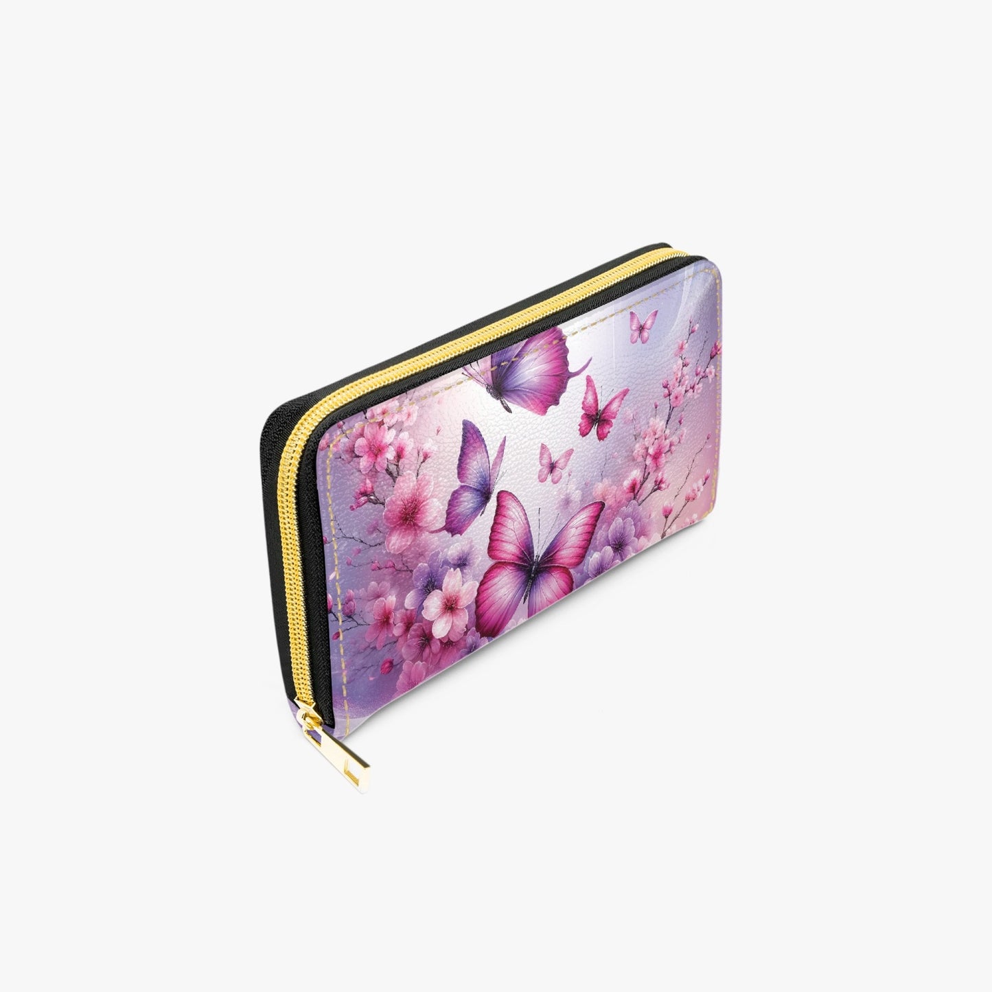 Long Type Zipper Purse - Butterfly Dreams