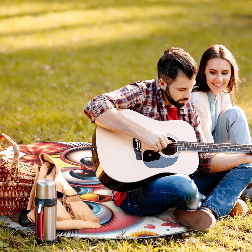 Round Picnic Mat Round outdoor picnic mat