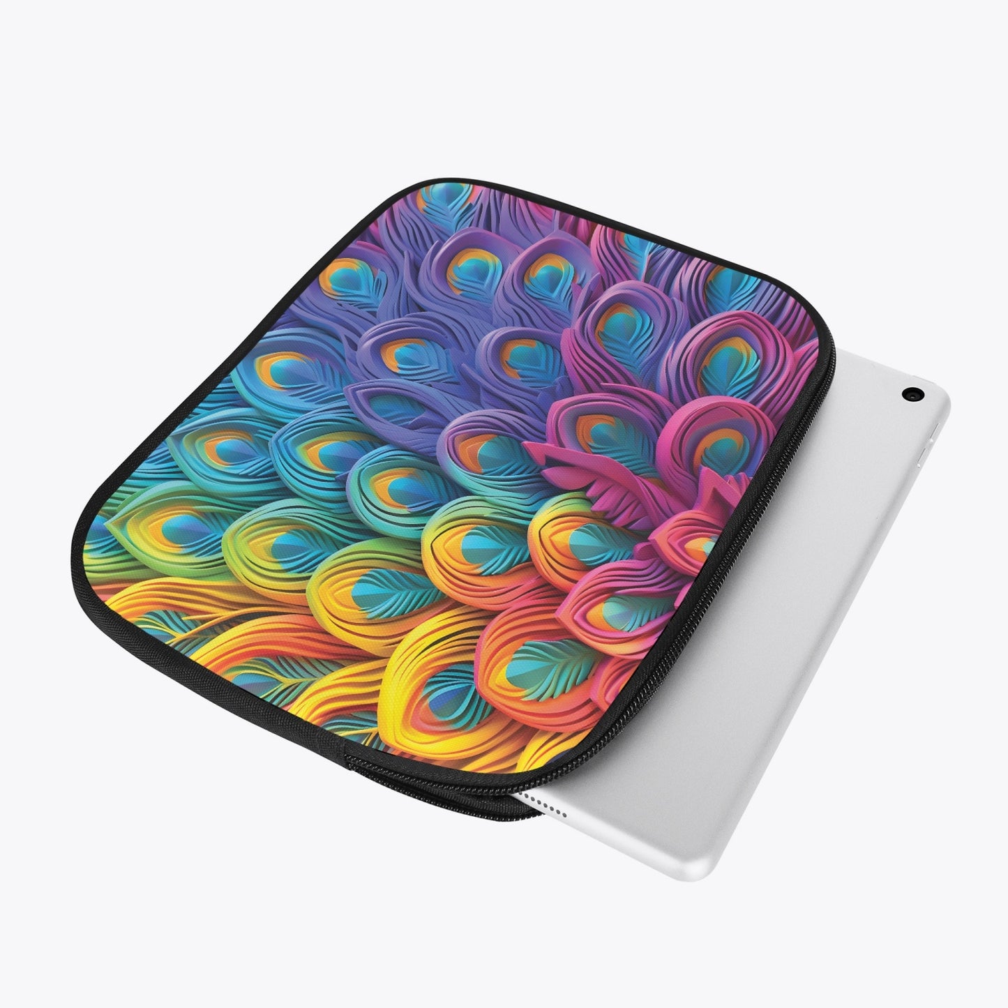 Tablet Sleeve - Peacock feathers, awd-579