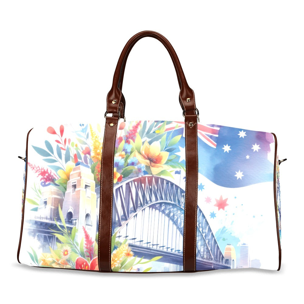 Sydney Harbour Bridge awd1315 Waterproof Travel Bag/Small (Model 1639)