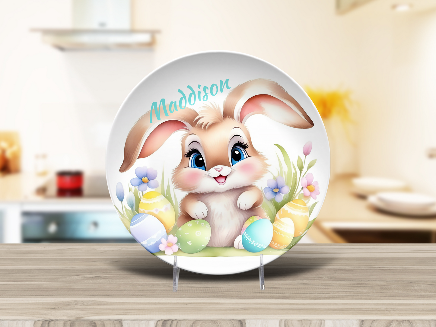 Easter Bunny Personalised Easter Plate