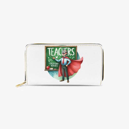 Long Type Zipper Purse - Teacher