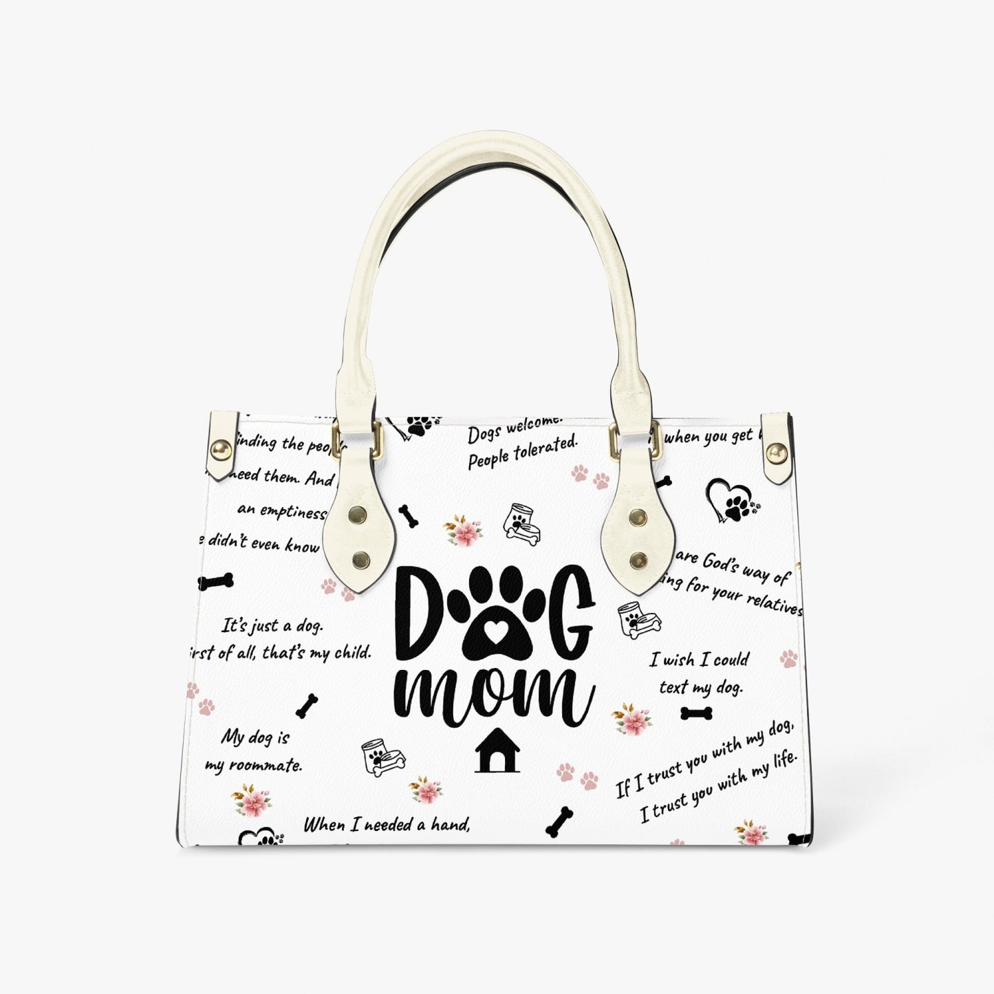 Women's Tote Bag - Long Strap - Dog Mom