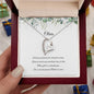 Forever Love Necklace, Eucalyptus Bridesmaid