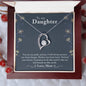 Forever Love Necklace To my Daughter You-are-my-pride