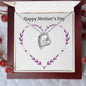 Forever Love Necklace Happy Mother's Day Purple Heart