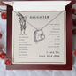 Forever Love Necklace To my daughter-I wish you