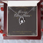 Forever Love Necklace Merry Christmas to my Girlfriend