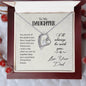 Forever Love Necklace To my daughter-You are one of the