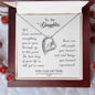 Forever Love Necklace To my daughter-You have survived