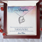 Forever Love Necklace To My Daughter When-it’s-too-hard
