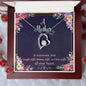 Forever Love Necklace A Mother is someone you laugh with, dream with, and love with all your heart.