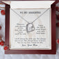 Forever Love Necklace To my daughter-wherever your journey in life