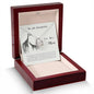 Forever Love Necklace To my daughter-Never forget that I love