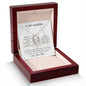 Forever Love Necklace To my daughter-wherever your journey in life