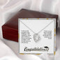 Forever Love Necklace Congratulation-I wish you the strength to face