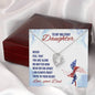 Forever Love Necklace Never feel that - Military Daughter