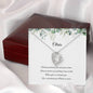 Forever Love Necklace, Eucalyptus Bridesmaid