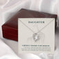 Forever Love Necklace To my daughter-A mother_s treasure