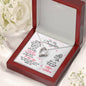 Forever Love Necklace To Daughter Loving and Breathing