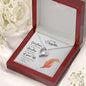 Forever Love Necklace To my daughter-Sometimes the smallest step - new