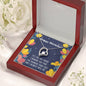 Forever Love Necklace Happy Birthday Sister