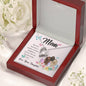 Forever Love Necklace Mom, The love between a mother and her daughter is forever