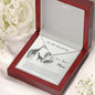 Forever Love Necklace To my daughter-Never forget that I love