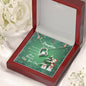 Forever Love Necklace Merry Christmas to my Daughter2