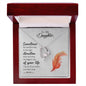 Forever Love Necklace To my daughter-Sometimes the smallest step - new