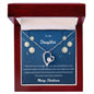 Forever Love Necklace Merry Christmas to my Daughter