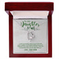 Forever Love Necklace To my daughter-I want you to believe