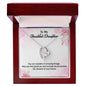 Forever Love Necklace, Happy Birthday My Beautiful Daughter may you find great joy and success