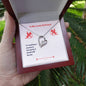 Forever Love Necklace To My Lovely Girlfriend Valentine
