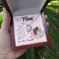 Forever Love Necklace Mom, The love between a mother and her daughter is forever