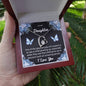Forever Love Necklace To My Daughter I Love You
