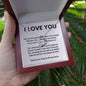 Forever Love Necklace I love you