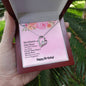 Forever Love Necklace Happy Birthday good friend