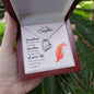 Forever Love Necklace To my daughter-Sometimes the smallest step - new