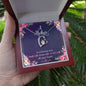 Forever Love Necklace A Mother is someone you laugh with, dream with, and love with all your heart.
