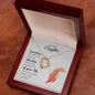 Forever Love Necklace To my daughter-Sometimes the smallest step - new